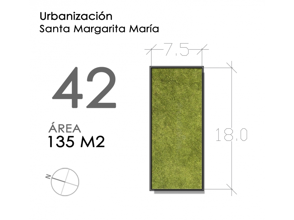 (LOTE #42) URBANIZACIÓN SANTA MARGARITA MARÍA