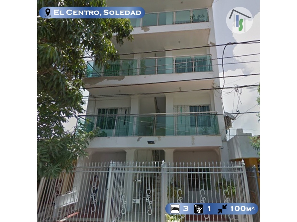 El Centro Soledad - Apartamento en venta o arriendo